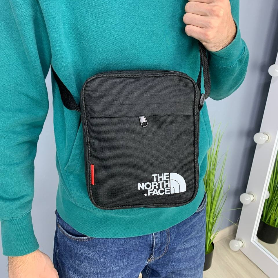 Чоловіча сумка через плече The North Face, барсетка містка текстильна текстильна — изображение 2