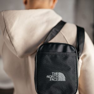 Барстека The North Face, Чоловіча сумка через плече, Текстильна барсетка на три відділення, Брендова сумка
