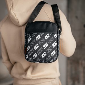 Барстека Nike, Чоловіча сумка через плече, Текстильна барсетка на три відділення, Брендова сумка