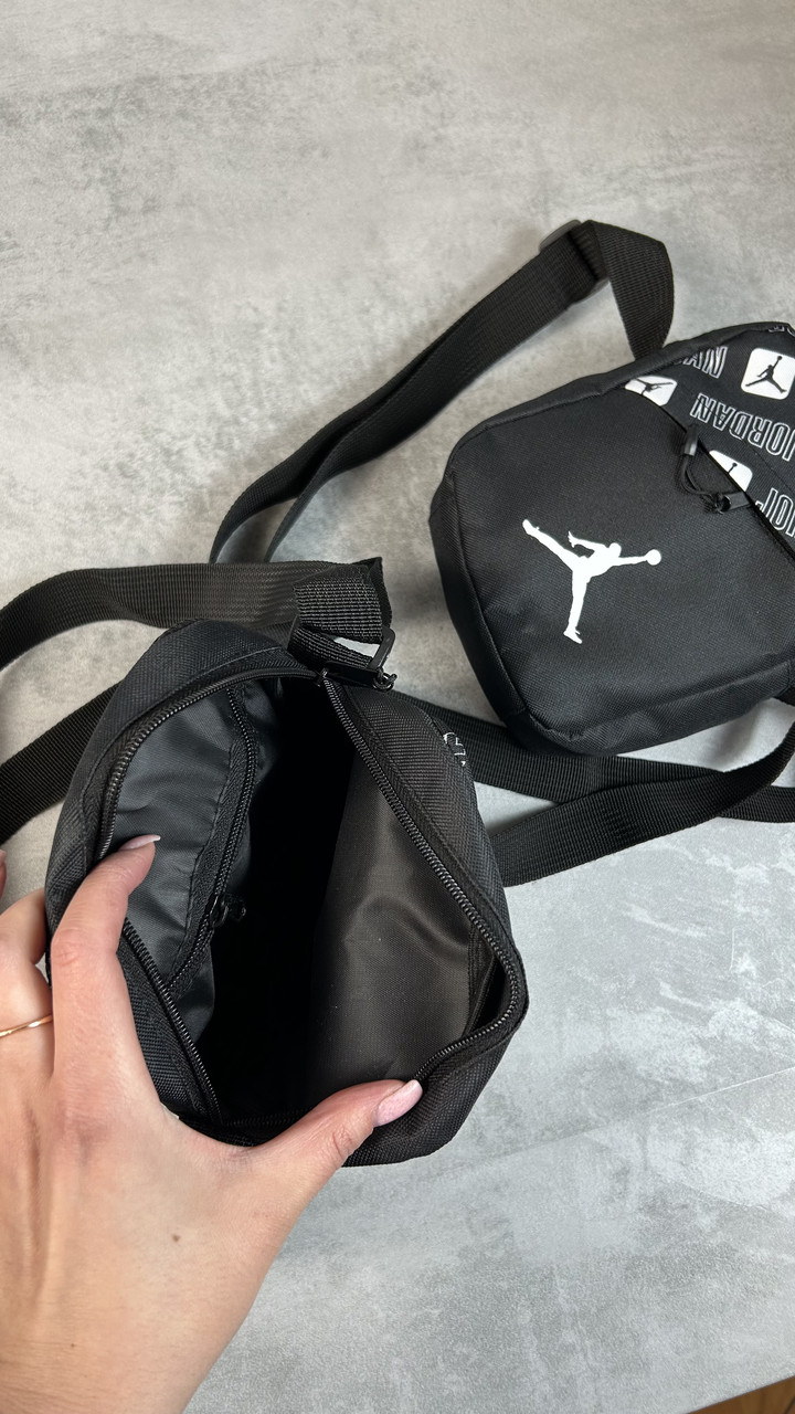 Барстека Adidas, Чоловіча сумка через плече, Текстильна барсетка на два відділення, Брендова сумка — изображение 4
