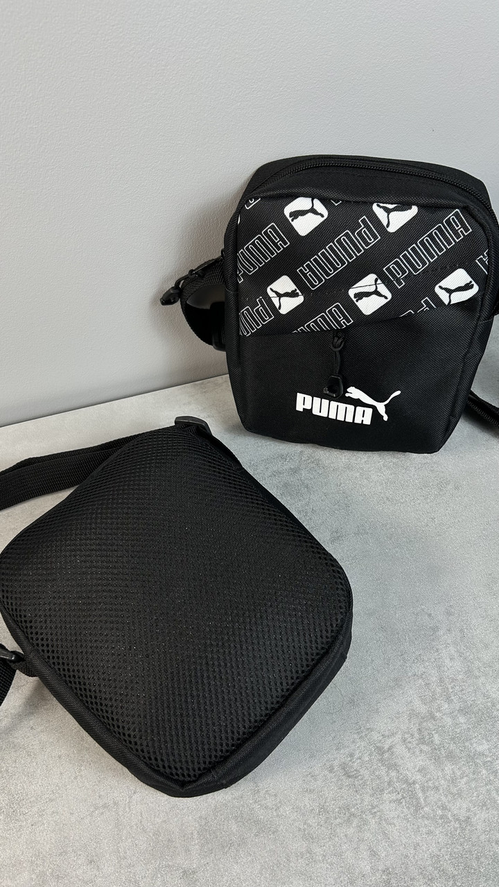 Барстека Puma, Чоловіча сумка через плече, Текстильна барсетка на два відділення, Брендова сумка — изображение 5